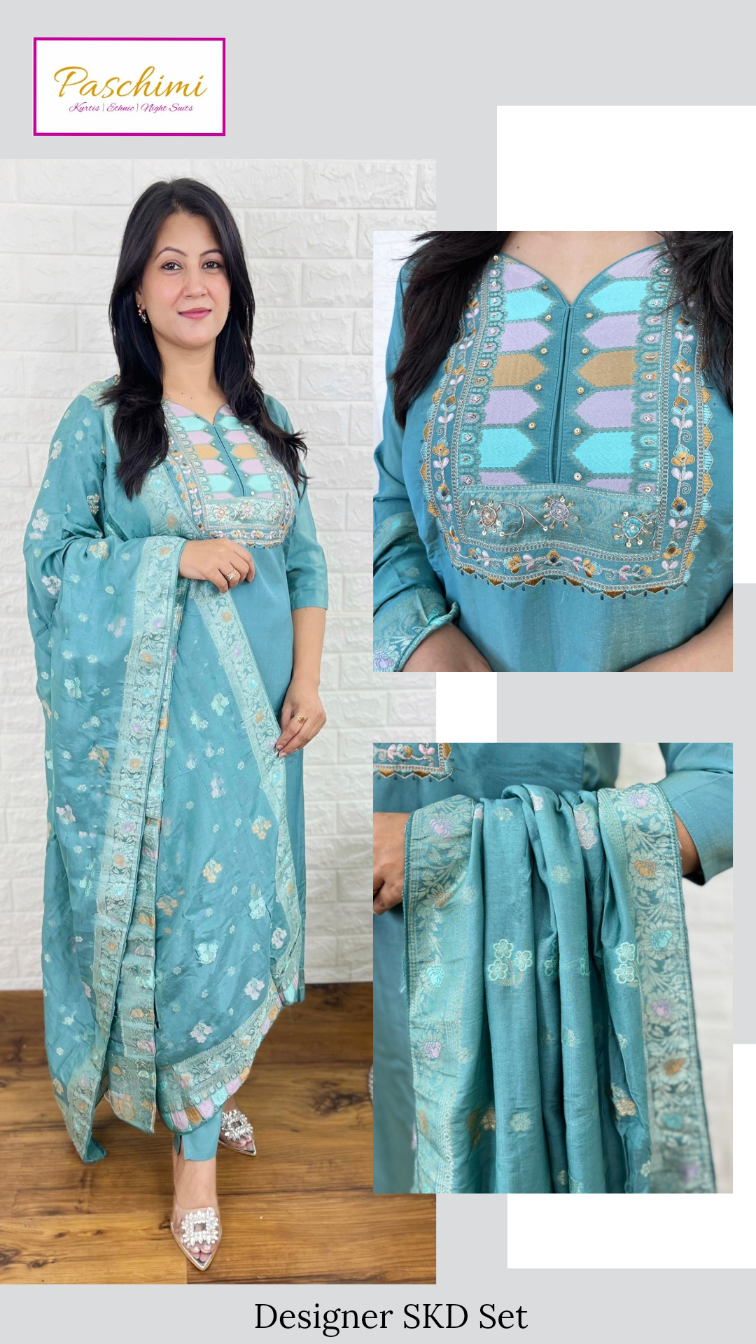 Purple Kurta Suit Set