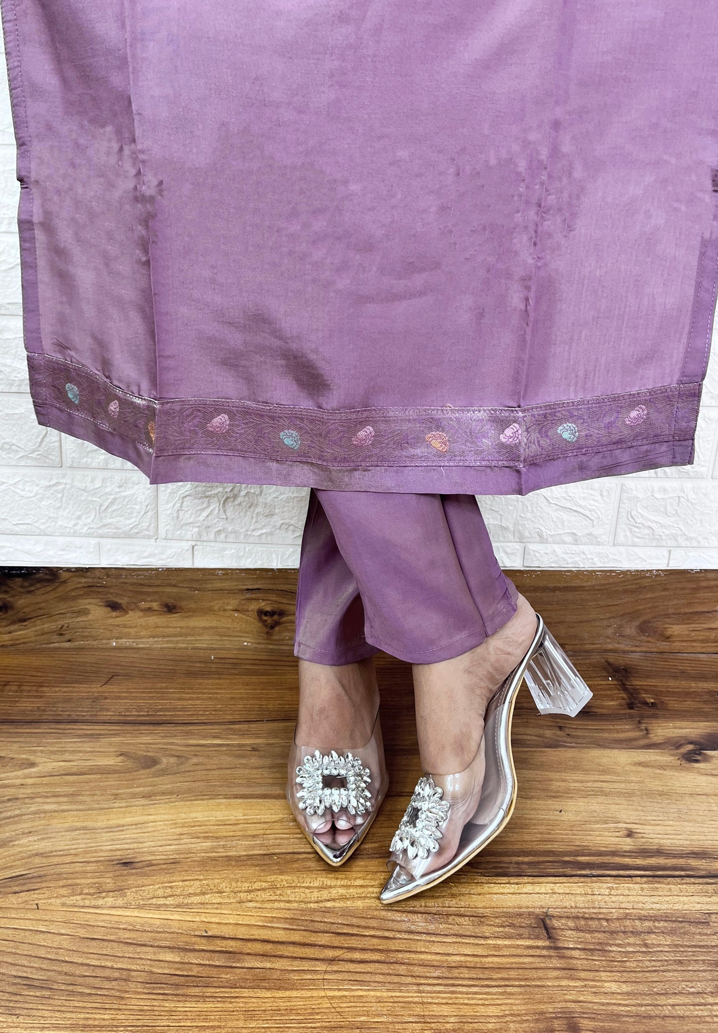 Purple Kurta Suit Set