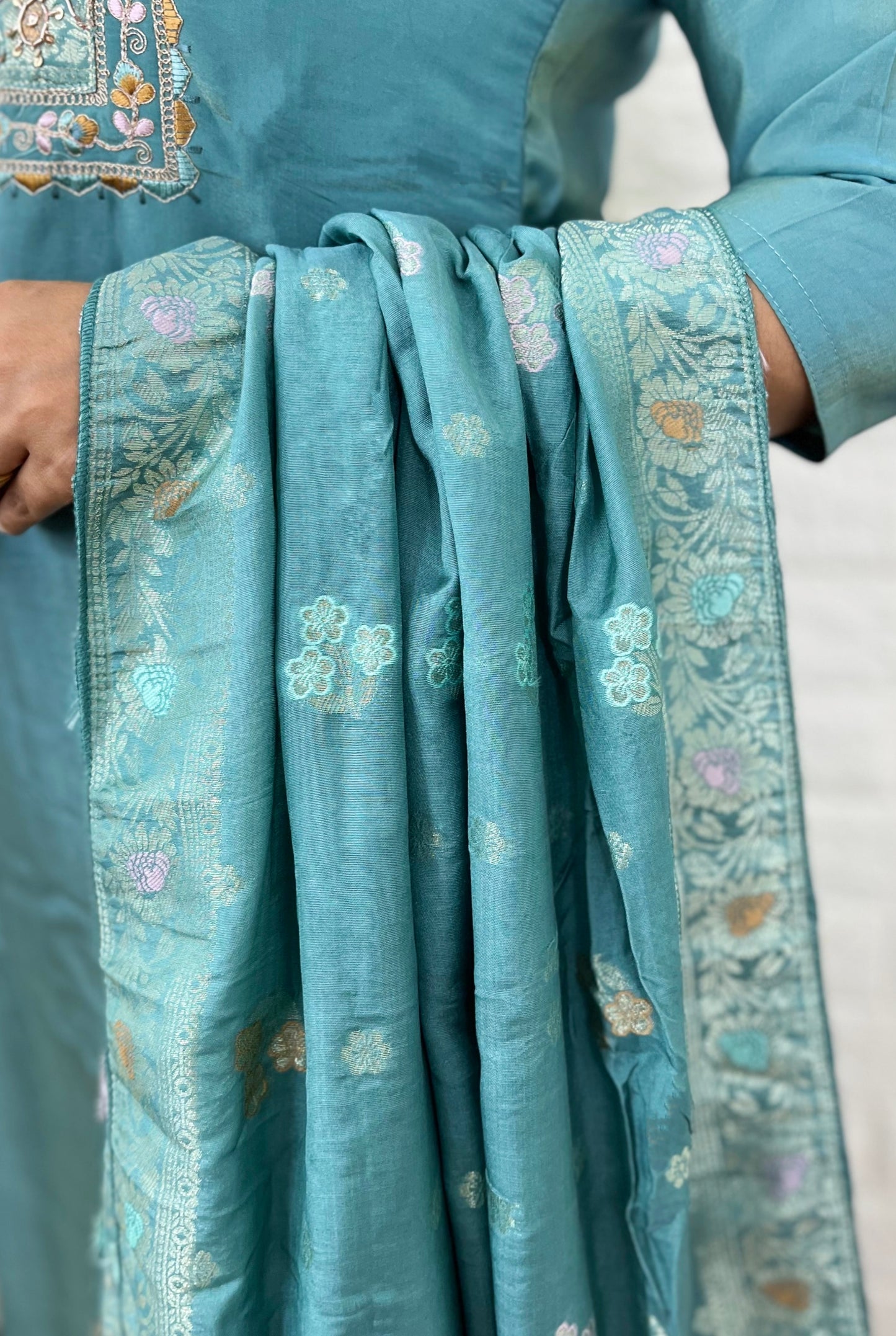 Purple Kurta Suit Set