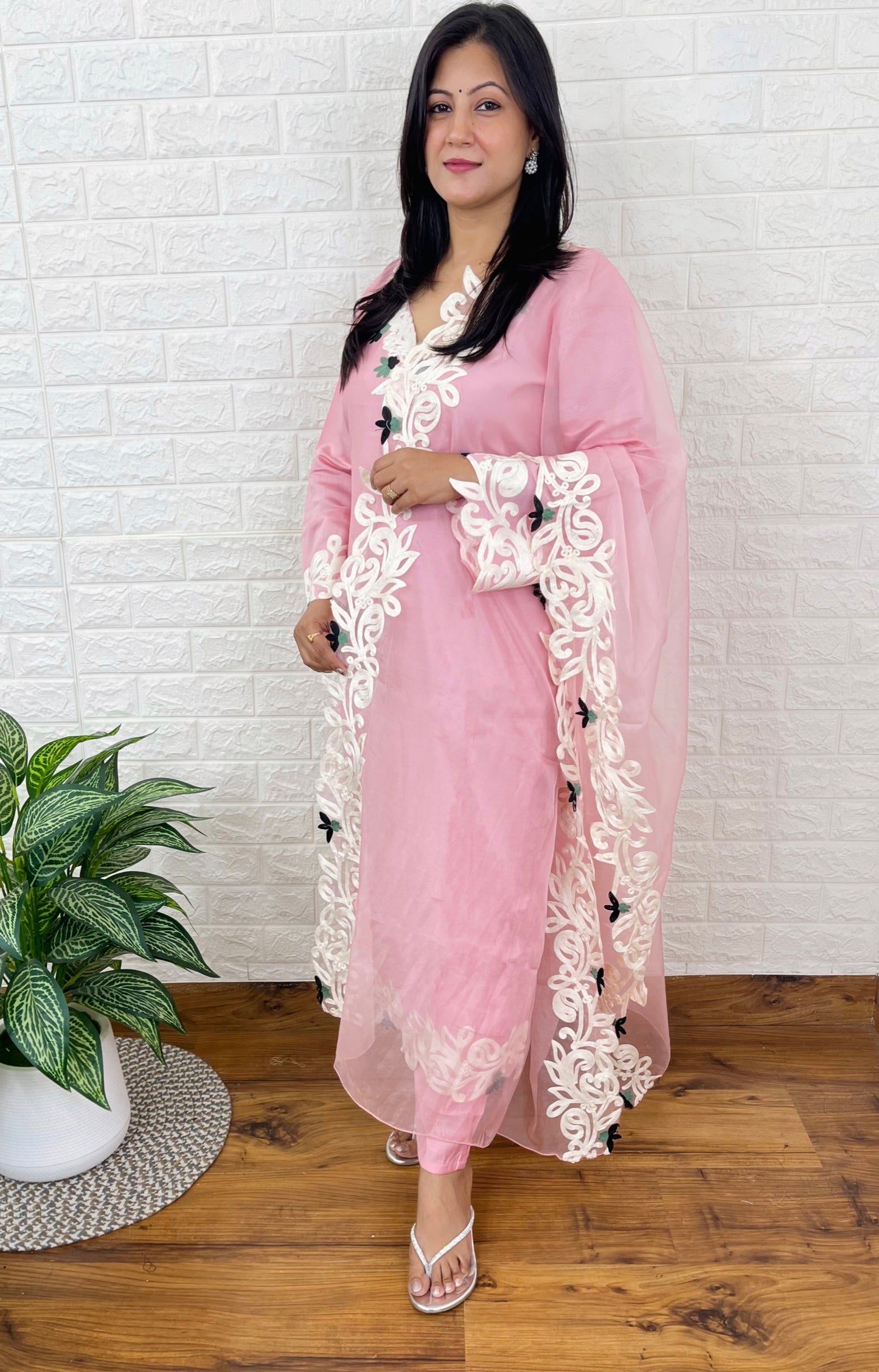 Blue Kurta Pant Suit Set