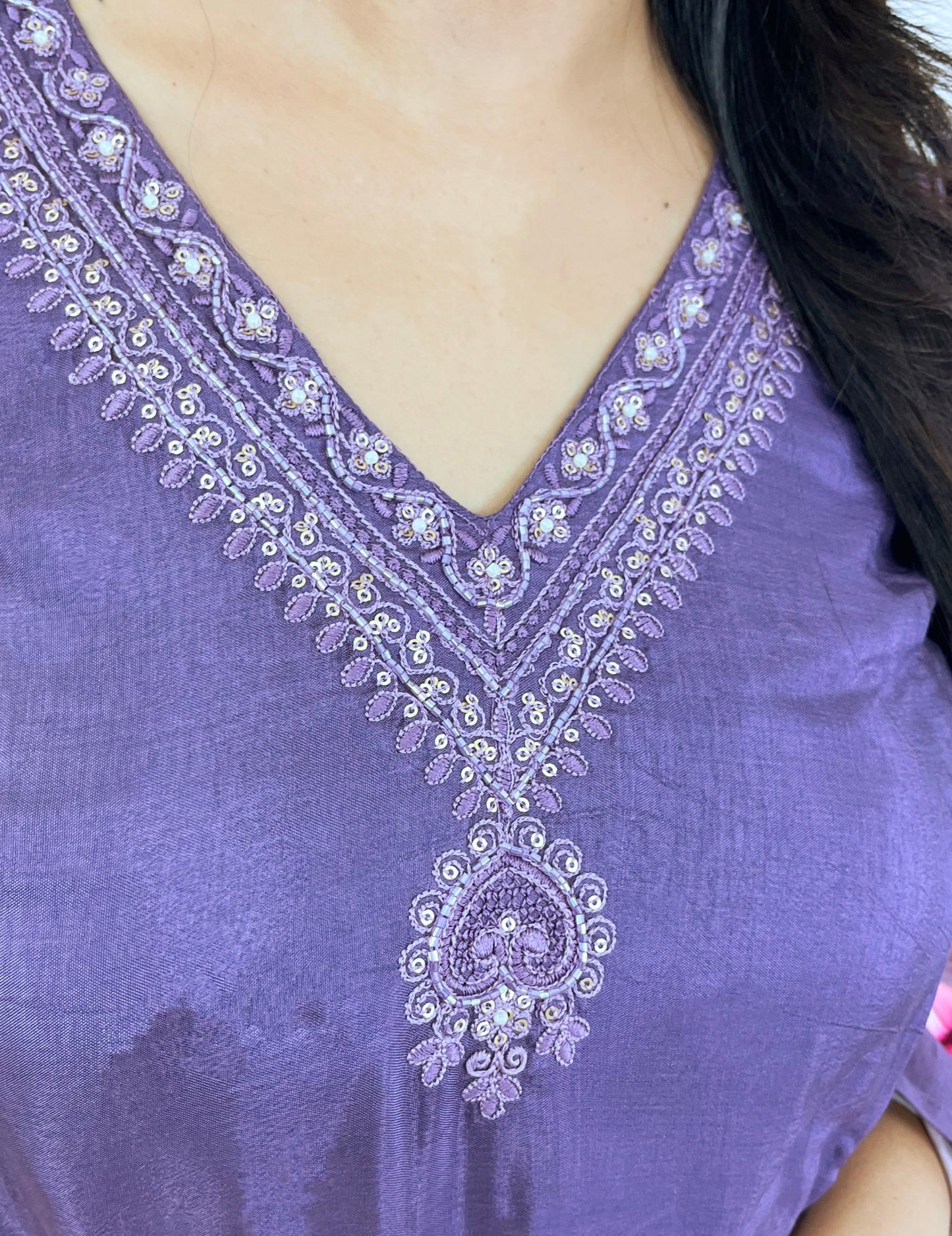 Muslin Kurta Suit Set