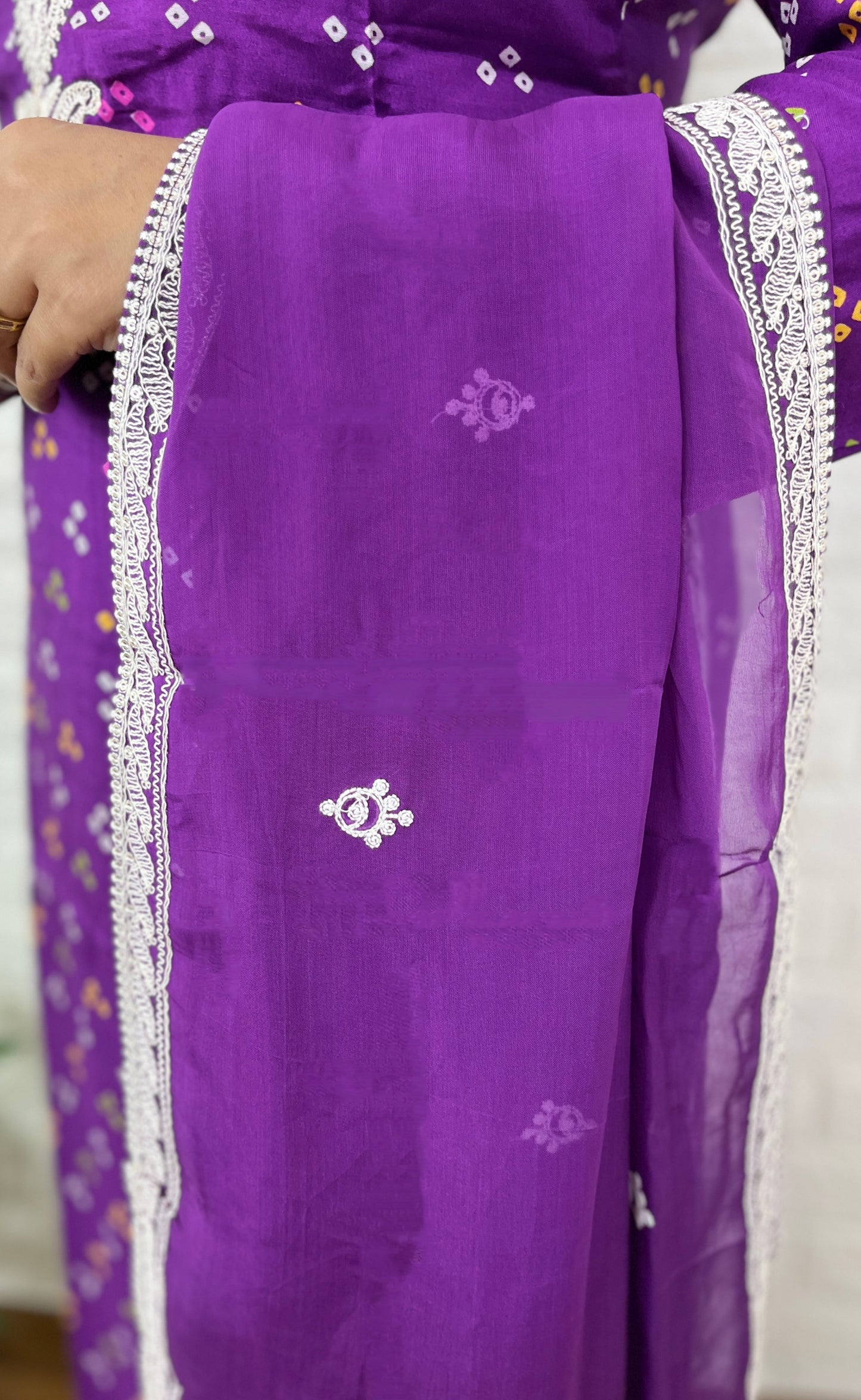 Muslin Print Suit Set
