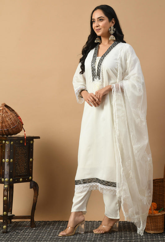 Black n White Suit Set