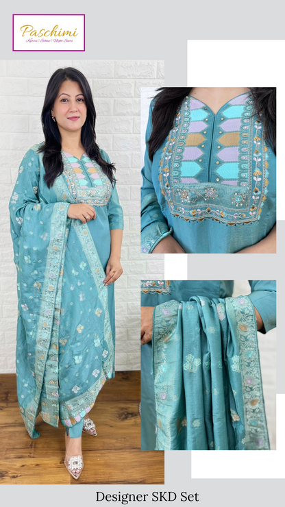 Purple Kurta Suit Set
