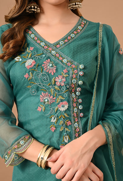 FIROZI ANGRAKHA KURTA SUIT SET