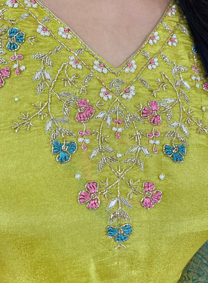Shimmer Silk Suit Set