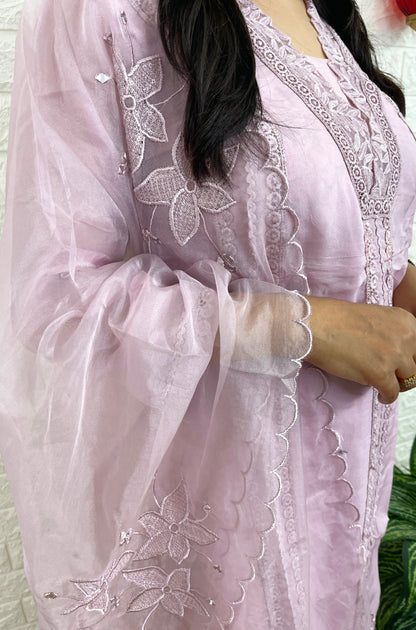 Purple Kurta Suit Set